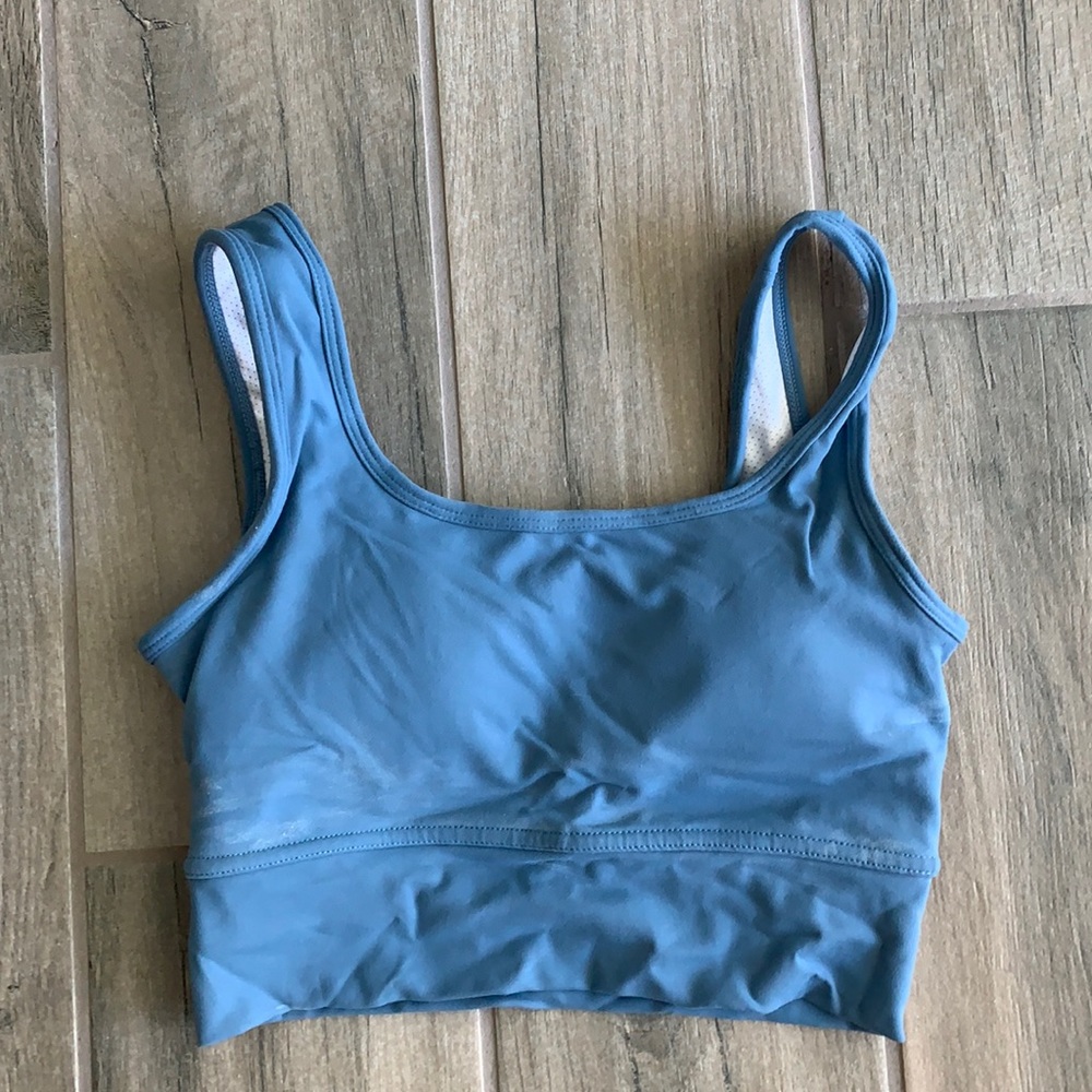 Saski blue sports bra